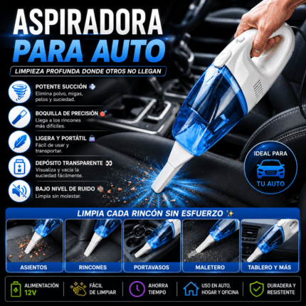 ASPIRADORA PARA AUTO