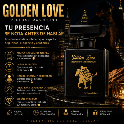 GOLDEN LOVE – PERFUME MASCULINO