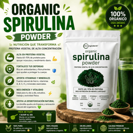 ORGANIC SPIRULINA POWDER