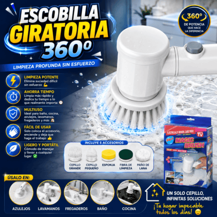 ESCOBILLA GIRATORIA 360º