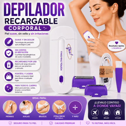 DEPILADOR RECARGABLE CORPORAL