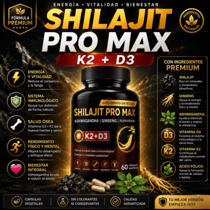 SHILAJIT PRO MAX K2 + D3